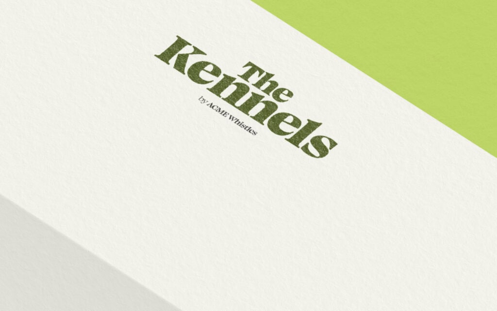 Acme Whistles - The Kennels Logo Design