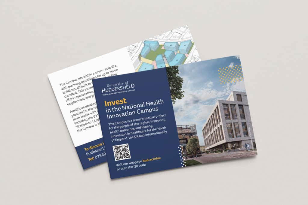 University of Huddersfield National Health and Innovation Postcards